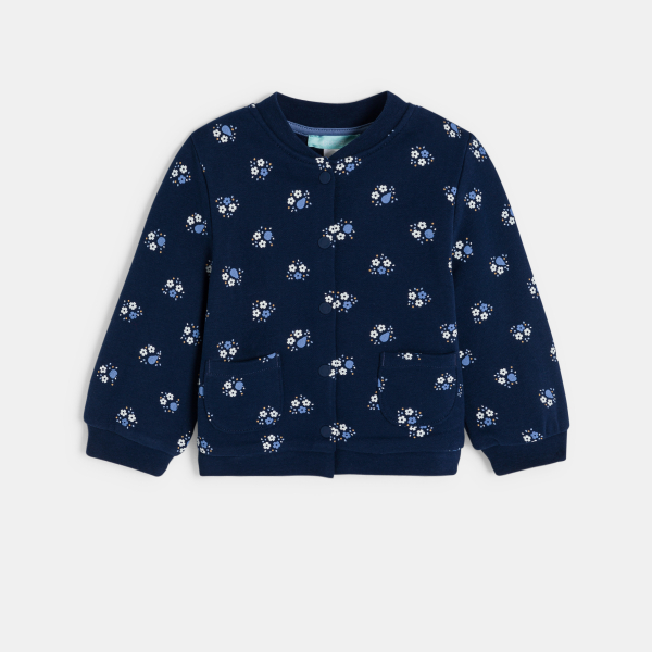 دبدوب زهري من قماش الميلتون للطفلة الرضيعة